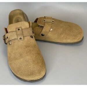 American Eagle Classic Clogs Size 9 Boho Light Brown Mules Potato Shoes Slip On